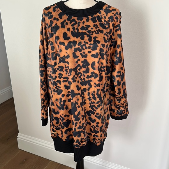 bebe Dresses & Skirts - NWT bebe animal print sweater dress size L